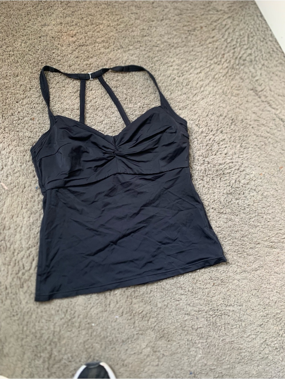 Title nine Black Twist-Front Camisole Tank
